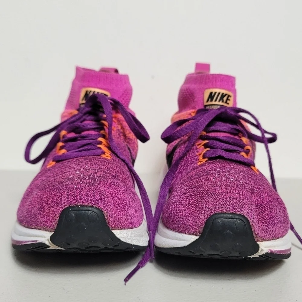 NIKE PEGASUS ALL OUT FLYKNIT MAX GS  YOUTH GIRLS  Sz 4Y  PINK